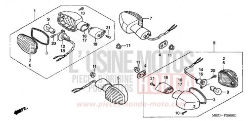CLIGNOTANT CB600F5 de 2005